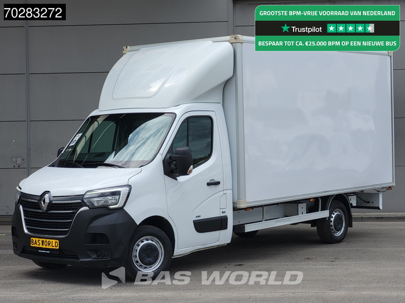 Renault Master Z.E. 77PK Elektrisch 52kWh WLTP 130km Bakwagen LED Navi Airco Euro6 Meubelbak Koffer 21m3 Airco - Dobozos kisteherautó, Elektromos kisteherautó: 1 kép. Renault Master Z.E. 77PK Elektrisch 52kWh WLTP 130km Bakwagen LED Navi Airco Euro6 Meubelbak Koffer 21m3 Airco - Dobozos kisteherautó, Elektromos kisteherautó: 1 kép.
