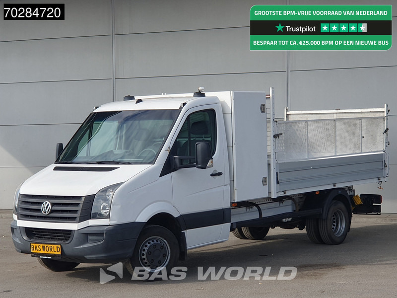 Volkswagen Crafter 136pk Open Laadbak met Kist Dubbellucht 3,5t Trekhaak Airco Euro6 Tipper Benne Kieper Airco Trekhaak - Platós kisteherautó: 1 kép. Volkswagen Crafter 136pk Open Laadbak met Kist Dubbellucht 3,5t Trekhaak Airco Euro6 Tipper Benne Kieper Airco Trekhaak - Platós kisteherautó: 1 kép.