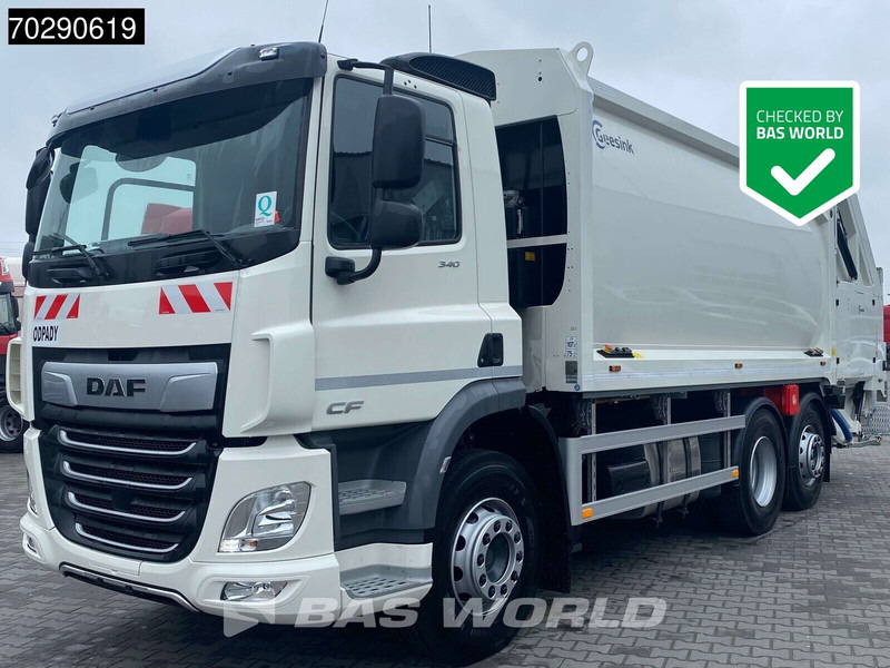 DAF CF 340 CF 6X2 NEW! Geesink 21m3 Automatic Steering Axle Euro 6 - Szemetesautó: 1 kép. DAF CF 340 CF 6X2 NEW! Geesink 21m3 Automatic Steering Axle Euro 6 - Szemetesautó: 1 kép.