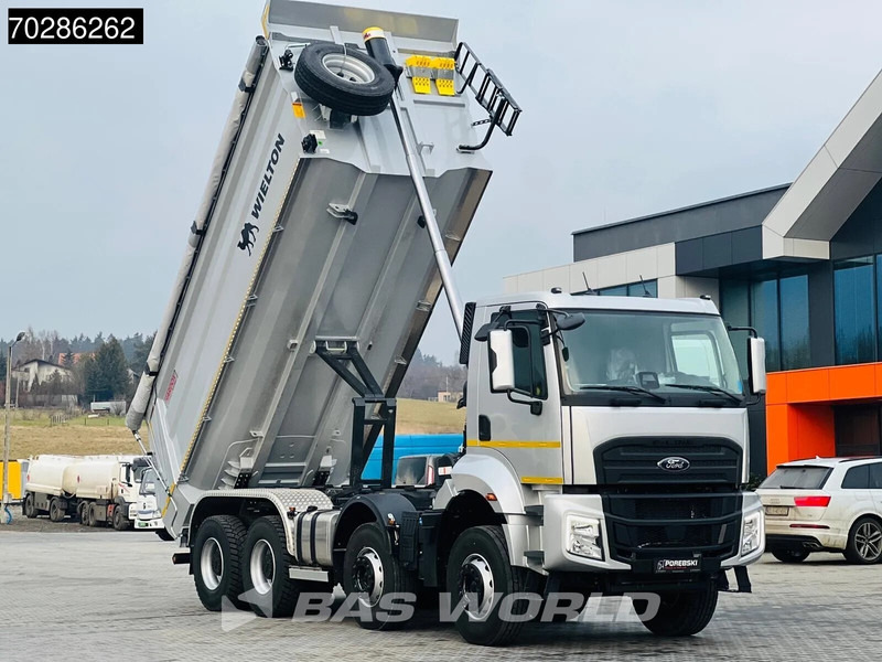 Ford F-Line 4145 8X4 NEW! 18m3 Wielton Tipper Steelsuspension Automatic Navi Euro 6 - Billenőplatós teherautó: 3 kép. Ford F-Line 4145 8X4 NEW! 18m3 Wielton Tipper Steelsuspension Automatic Navi Euro 6 - Billenőplatós teherautó: 3 kép.