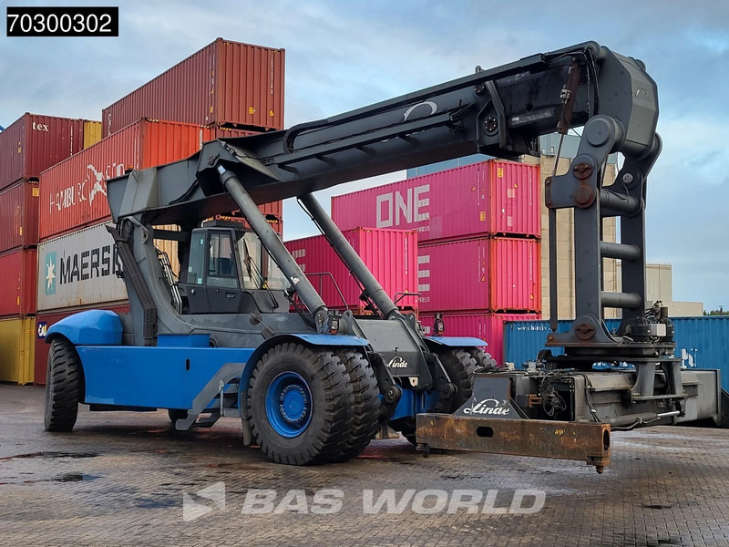 Linde C4545TL 20ft - 45ft container extendable - Konténerrakodó: 3 kép. Linde C4545TL 20ft - 45ft container extendable - Konténerrakodó: 3 kép.
