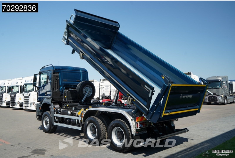 MAN TGS 33.480 TGS 6X6 11m3 KH-3-Way Kipper 6x6 Steel Suspension Automatic Big-Axle Euro 6 - Billenőplatós teherautó: 2 kép. MAN TGS 33.480 TGS 6X6 11m3 KH-3-Way Kipper 6x6 Steel Suspension Automatic Big-Axle Euro 6 - Billenőplatós teherautó: 2 kép.