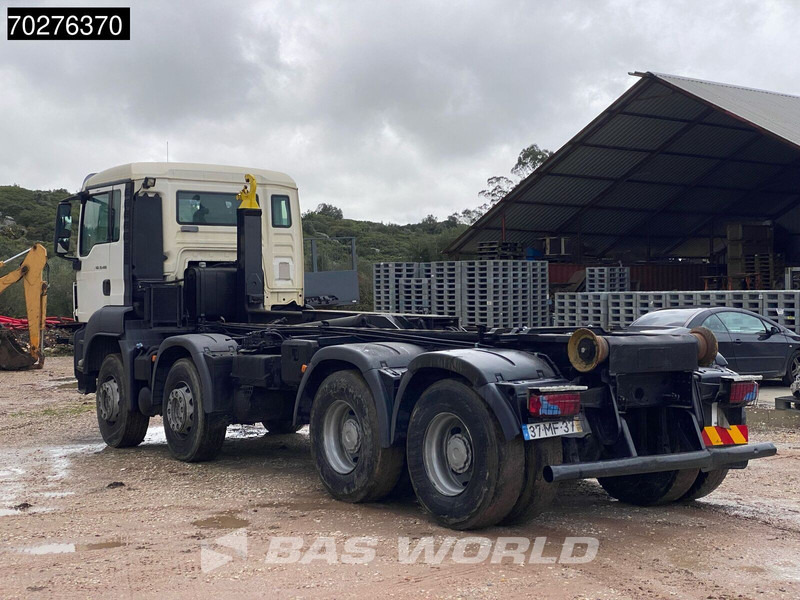 MAN TGS 35.400 8X4 Manual Retarder Big-Axle Steelsuspension Euro 5 - Horgos rakodó teherautó: 2 kép. MAN TGS 35.400 8X4 Manual Retarder Big-Axle Steelsuspension Euro 5 - Horgos rakodó teherautó: 2 kép.