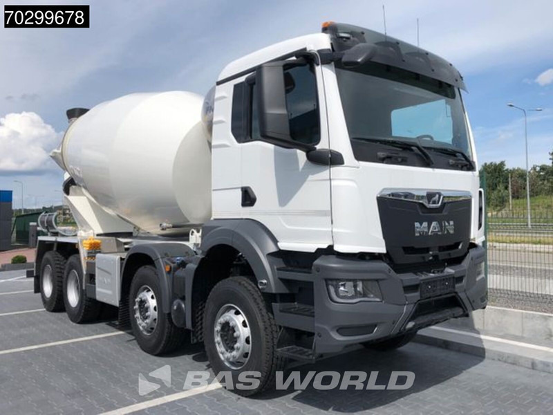 MAN TGS 35.440 8X4 NEW! 10m3 FML mixer Automatic Steel suspension Euro 6 - Betonmixer: 3 kép. MAN TGS 35.440 8X4 NEW! 10m3 FML mixer Automatic Steel suspension Euro 6 - Betonmixer: 3 kép.