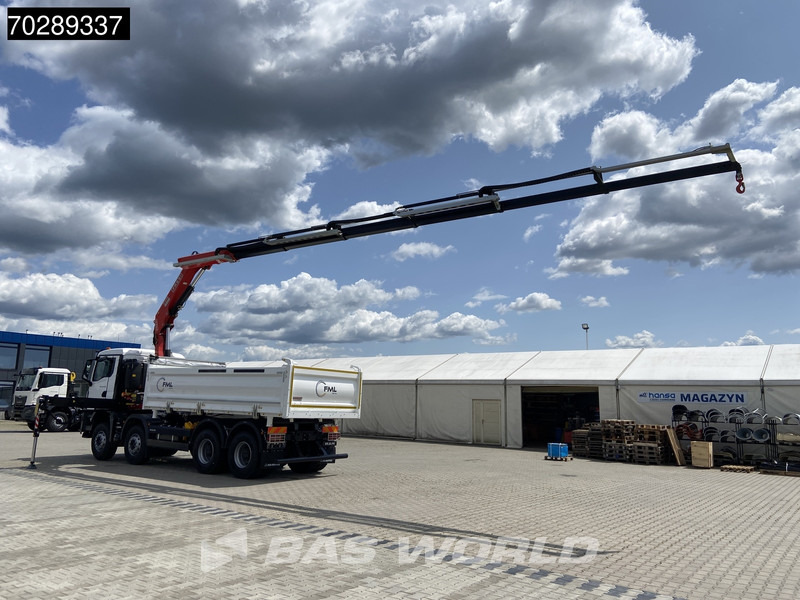 MAN TGS 35.440 8X4 NEW! Fassi F275.026 Kran Crane 13m3 3-Sided Tipper Big-Axle Euro 6 - Billenőplatós teherautó, Darus autó: 2 kép. MAN TGS 35.440 8X4 NEW! Fassi F275.026 Kran Crane 13m3 3-Sided Tipper Big-Axle Euro 6 - Billenőplatós teherautó, Darus autó: 2 kép.