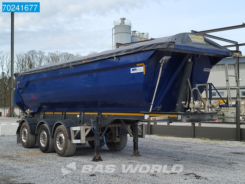 MOL MO4DAST3 3 axles 27m3 Liftachse Steel Tipper Hardox - Félpótkocsi billenőplatós: 3 kép. MOL MO4DAST3 3 axles 27m3 Liftachse Steel Tipper Hardox - Félpótkocsi billenőplatós: 3 kép.