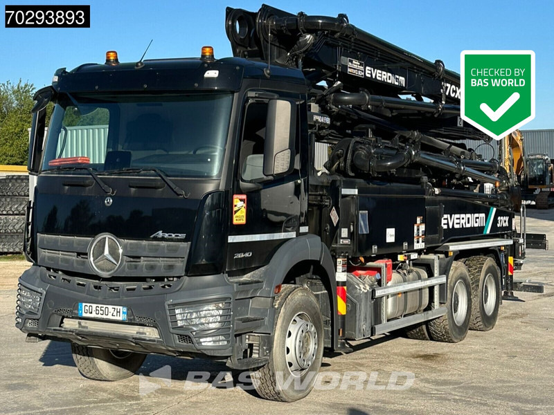 Mercedes-Benz Arocs 2840 Arocs 6X4 Unused! Everdigm 37CX-5 concrete pump Steel Suspension Automatic Euro 6 - Betonpumpa: 1 kép. Mercedes-Benz Arocs 2840 Arocs 6X4 Unused! Everdigm 37CX-5 concrete pump Steel Suspension Automatic Euro 6 - Betonpumpa: 1 kép.