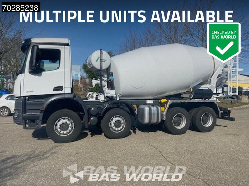 Mercedes-Benz Arocs 4145 8X4 10m3 Schwing Stetter mixer Manual Steelsuspension Euro 3 - Betonmixer: 1 kép. Mercedes-Benz Arocs 4145 8X4 10m3 Schwing Stetter mixer Manual Steelsuspension Euro 3 - Betonmixer: 1 kép.