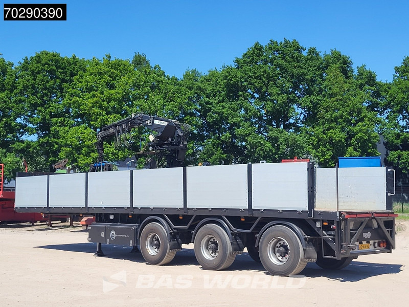 Pacton TPD347 TUV 02/26 2x Steering Axle Crane 16R - Platós félpótkocsi: 2 kép. Pacton TPD347 TUV 02/26 2x Steering Axle Crane 16R - Platós félpótkocsi: 2 kép.