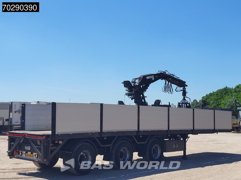 Pacton TPD347 TUV 02/26 2x Steering Axle Crane 16R - Platós félpótkocsi: 5 kép. Pacton TPD347 TUV 02/26 2x Steering Axle Crane 16R - Platós félpótkocsi: 5 kép.