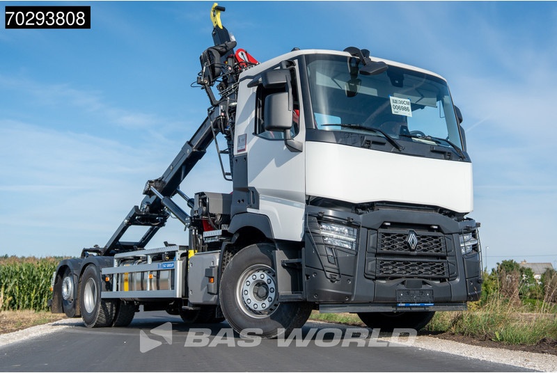 Renault C 480 C 6X2 Penz 15Z 9.5R Hiab 21 Tonnes Lift-Axle Euro 6 - Horgos rakodó teherautó, Darus autó: 3 kép. Renault C 480 C 6X2 Penz 15Z 9.5R Hiab 21 Tonnes Lift-Axle Euro 6 - Horgos rakodó teherautó, Darus autó: 3 kép.