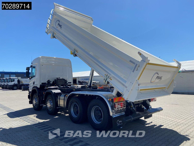 Scania P420 8X4 NEW! 13,5m3 3-way tipper Hardox450 Steel Steelsuspension Euro 6 - Billenőplatós teherautó: 2 kép. Scania P420 8X4 NEW! 13,5m3 3-way tipper Hardox450 Steel Steelsuspension Euro 6 - Billenőplatós teherautó: 2 kép.