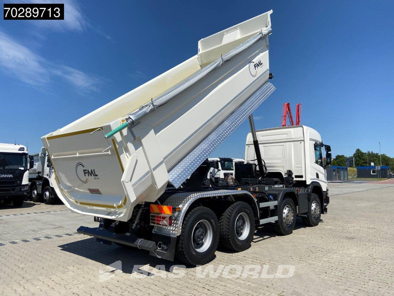 Scania P420 8X4 NEW! 18m3 Steel tipper Steelsuspension Automatic Euro 6 - Billenőplatós teherautó: 5 kép. Scania P420 8X4 NEW! 18m3 Steel tipper Steelsuspension Automatic Euro 6 - Billenőplatós teherautó: 5 kép.