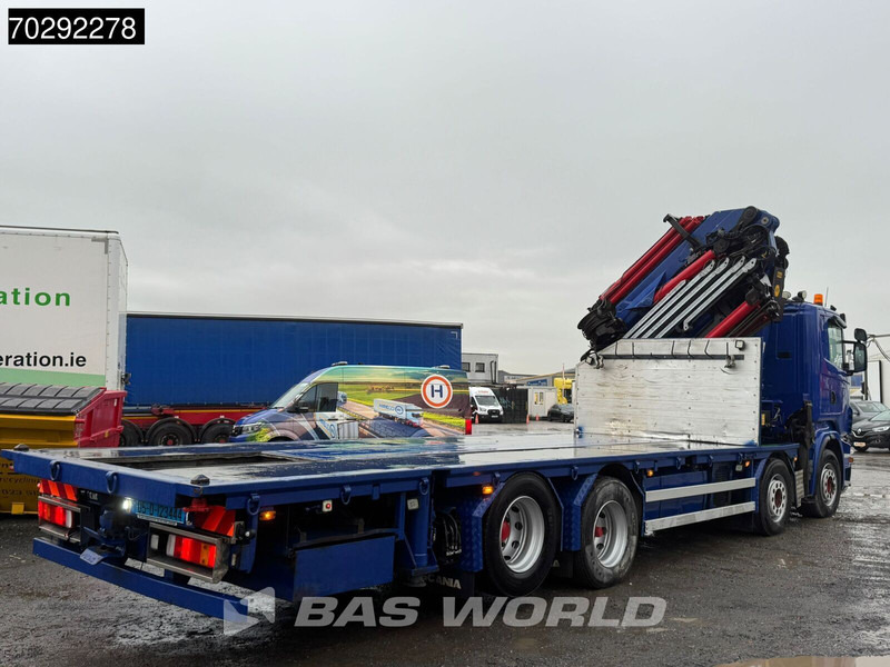 Platós teherautó, Darus autó Scania R420 8X2 Palfinger PK100002 Crane Kran + PJ170 JIB Lift Axle Euro 4: 15 kép. Platós teherautó, Darus autó Scania R420 8X2 Palfinger PK100002 Crane Kran + PJ170 JIB Lift Axle Euro 4: 15 kép.