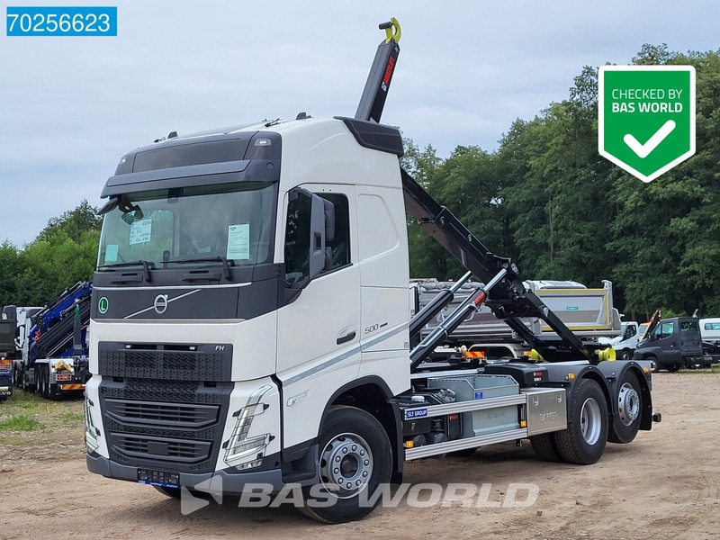 Volvo FH 500 6X2 HIAB Multilift 21T Lift+Lenkachse LED VEB+ Euro 6 - Horgos rakodó teherautó: 1 kép. Volvo FH 500 6X2 HIAB Multilift 21T Lift+Lenkachse LED VEB+ Euro 6 - Horgos rakodó teherautó: 1 kép.