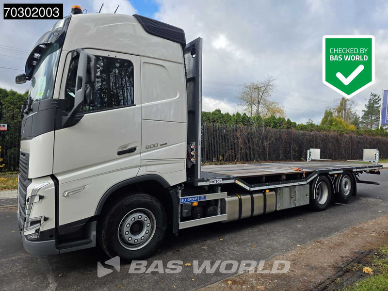 Volvo FH 500 6X2 NEW! Machine transporter Lift+steering Axle VEB+ Euro 6 - Platós teherautó: 1 kép. Volvo FH 500 6X2 NEW! Machine transporter Lift+steering Axle VEB+ Euro 6 - Platós teherautó: 1 kép.