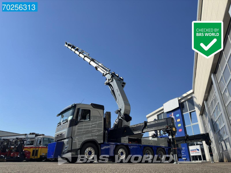 Volvo FH 540 10X4 NEW! Effer 2255 Kran Crane Lift-Lenkachse ACC Navi - Platós teherautó, Darus autó: 1 kép. Volvo FH 540 10X4 NEW! Effer 2255 Kran Crane Lift-Lenkachse ACC Navi - Platós teherautó, Darus autó: 1 kép.