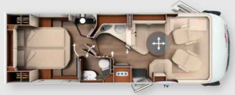 Carthago Chic E-Line I 51 QB - Integrált lakóautó: 1 kép. Carthago Chic E-Line I 51 QB - Integrált lakóautó: 1 kép.