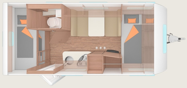 Weinsberg CaraOne 480 QDK - Lakókocsi: 2 kép. Weinsberg CaraOne 480 QDK - Lakókocsi: 2 kép.