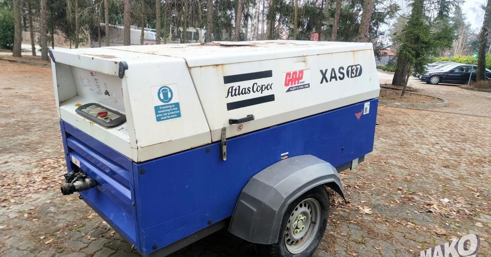 Atlas Copco XAS 137 - Áramfejlesztő: 5 kép. Atlas Copco XAS 137 - Áramfejlesztő: 5 kép.