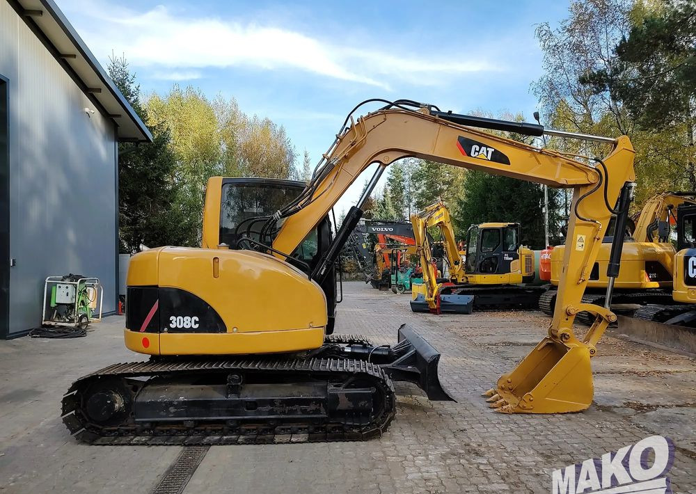 Caterpillar 308C - Lánctalpas kotró: 5 kép. Caterpillar 308C - Lánctalpas kotró: 5 kép.