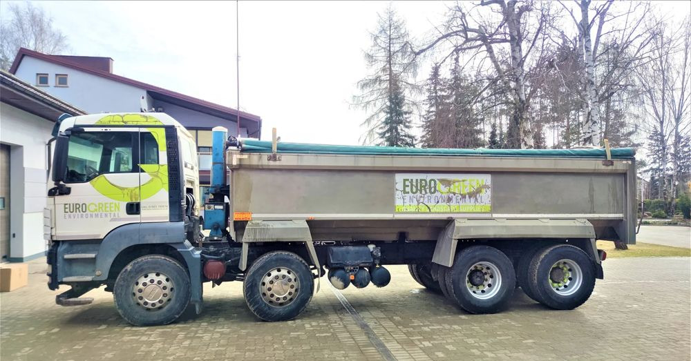 MAN TGS 32.400 8X4 BB - Billenőplatós teherautó: 4 kép. MAN TGS 32.400 8X4 BB - Billenőplatós teherautó: 4 kép.