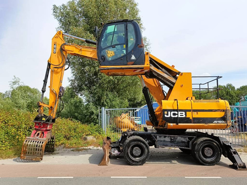 JCB JS 160 W 18ton waste industry hanler overslagkraan - Hulladék kotró: 1 kép. JCB JS 160 W 18ton waste industry hanler overslagkraan - Hulladék kotró: 1 kép.