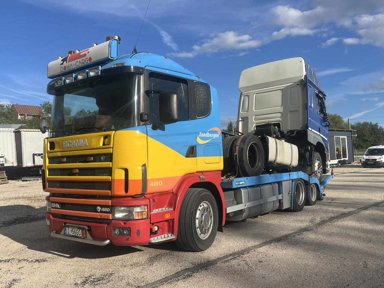 SCANIA 164 480 V8 GS MEPPEL - Autószállító teherautó: 1 kép. SCANIA 164 480 V8 GS MEPPEL - Autószállító teherautó: 1 kép.