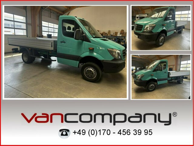 MERCEDES-BENZ Sprinter 513 CDI 4x4 Allrad Pritsche Top!... - Platós kisteherautó: 1 kép. MERCEDES-BENZ Sprinter 513 CDI 4x4 Allrad Pritsche Top!... - Platós kisteherautó: 1 kép.