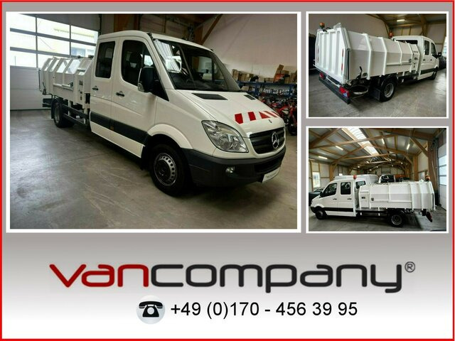 MERCEDES-BENZ Sprinter 516 CDI Müllwagen Papierkorbsammelfzg.... - Szemetesautó: 1 kép. MERCEDES-BENZ Sprinter 516 CDI Müllwagen Papierkorbsammelfzg.... - Szemetesautó: 1 kép.