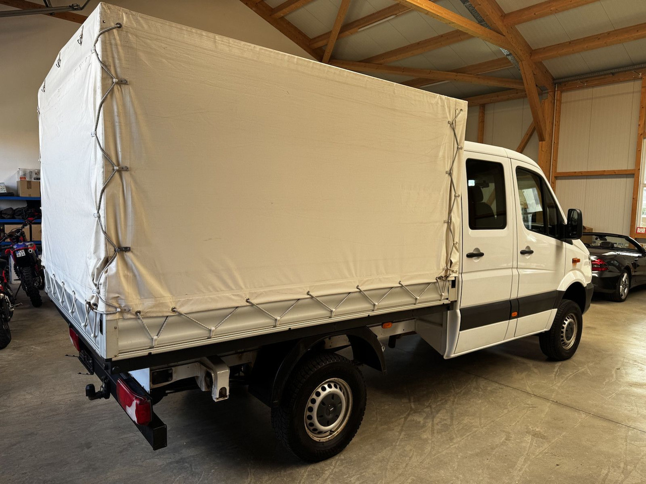 Mercedes-Benz Sprinter 316 CDI Doka 4x4 Allrad Plane - Ponyvás kisteherautó, Duplakabinos kisteherautó: 5 kép. Mercedes-Benz Sprinter 316 CDI Doka 4x4 Allrad Plane - Ponyvás kisteherautó, Duplakabinos kisteherautó: 5 kép.
