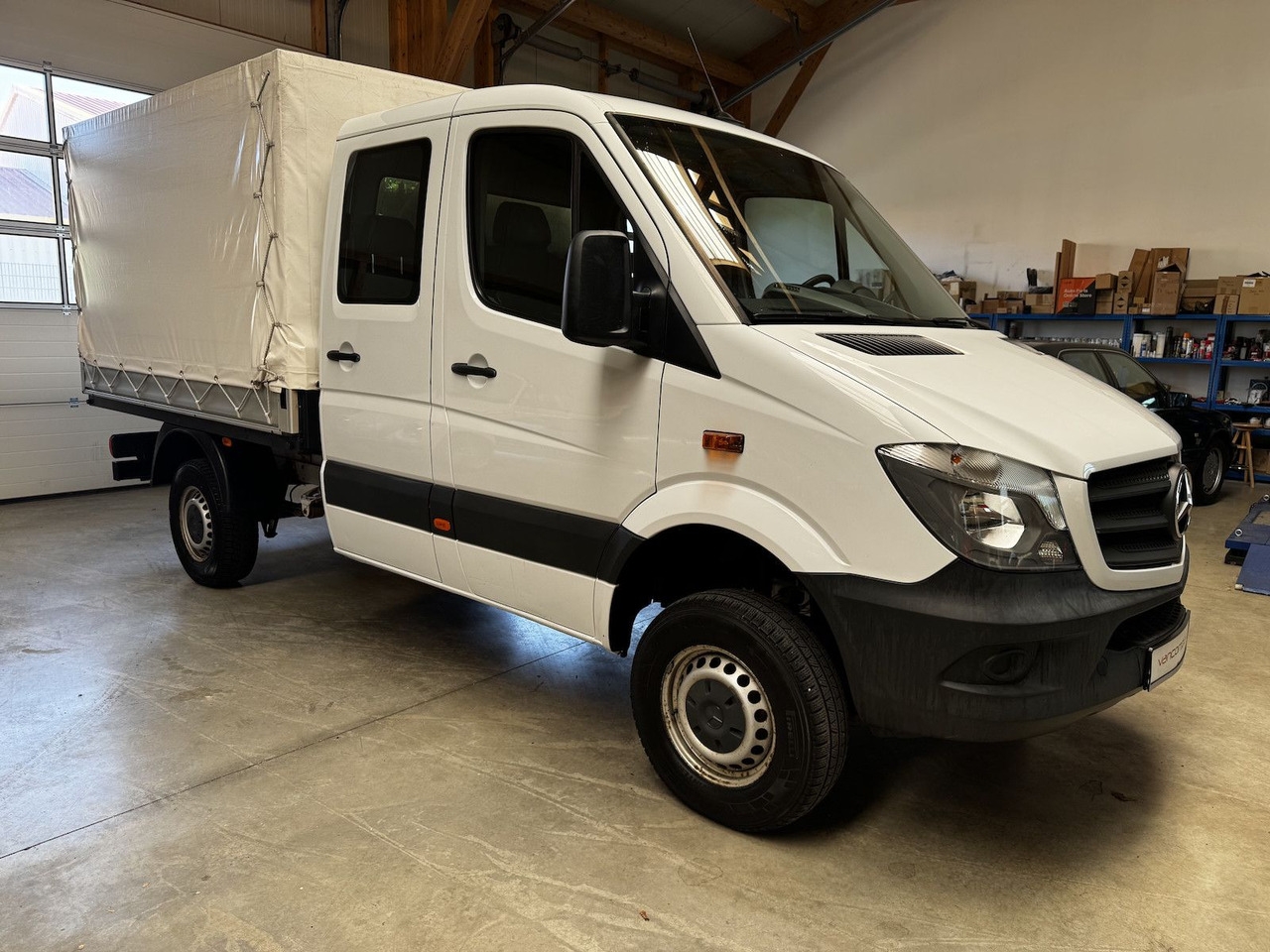 Mercedes-Benz Sprinter 316 CDI Doka 4x4 Allrad Plane - Ponyvás kisteherautó, Duplakabinos kisteherautó: 1 kép. Mercedes-Benz Sprinter 316 CDI Doka 4x4 Allrad Plane - Ponyvás kisteherautó, Duplakabinos kisteherautó: 1 kép.