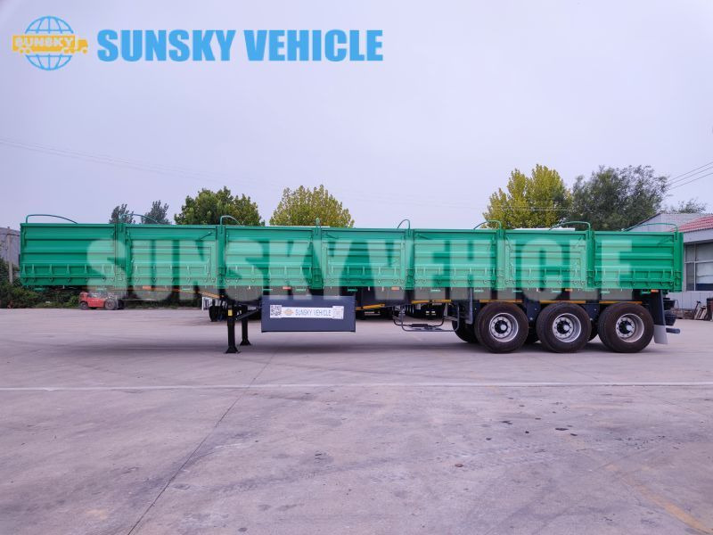 SUNSKY 13M dropside semi trailer - Platós félpótkocsi: 4 kép. SUNSKY 13M dropside semi trailer - Platós félpótkocsi: 4 kép.