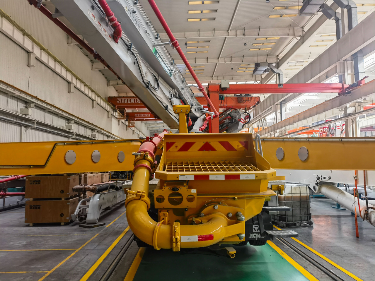 Betonpumpa XCMG Official 60m Concrete Pump Machine HB60V Used Concrete Pump Truck For Sale: 6 kép.