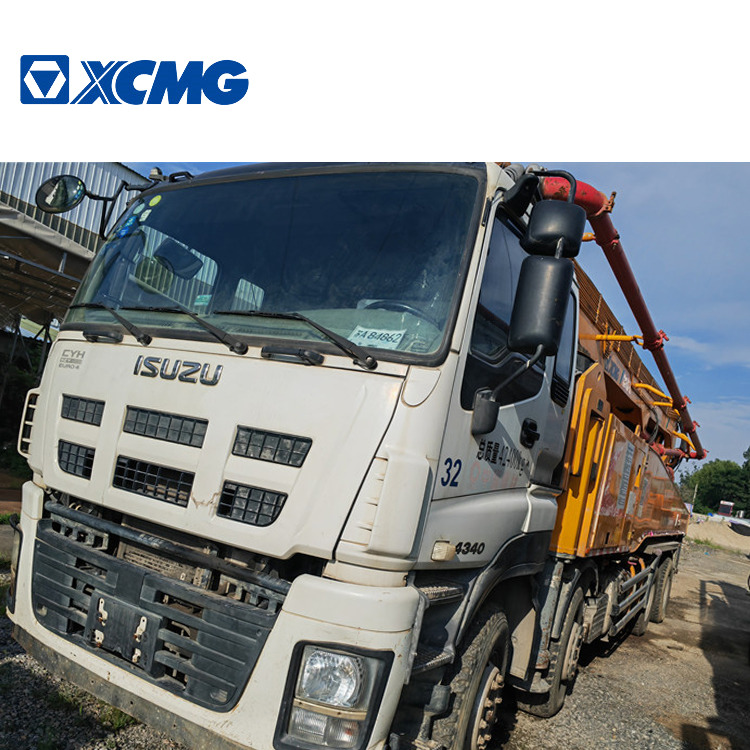 XCMG Official Hb60K 2016 Year Used 56m Truck-Mounted Concrete Pump Truck for Sale - Betonpumpa: 1 kép. XCMG Official Hb60K 2016 Year Used 56m Truck-Mounted Concrete Pump Truck for Sale - Betonpumpa: 1 kép.