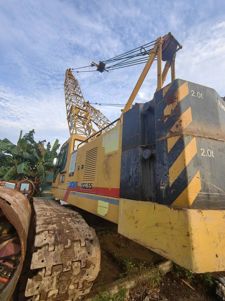 XCMG Official Second Hand Mini Crawler Crane XGC55 Used Mobile Crane For Sale - Lánctalpas daru: 4 kép. XCMG Official Second Hand Mini Crawler Crane XGC55 Used Mobile Crane For Sale - Lánctalpas daru: 4 kép.