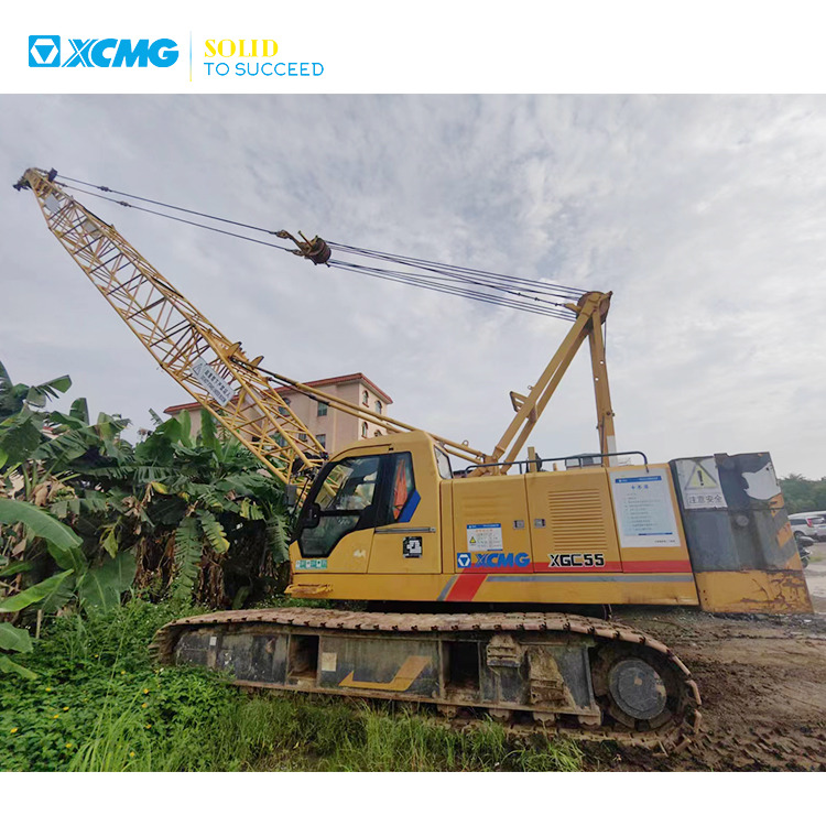 XCMG Official Second Hand Mini Crawler Crane XGC55 Used Mobile Crane For Sale - Lánctalpas daru: 1 kép. XCMG Official Second Hand Mini Crawler Crane XGC55 Used Mobile Crane For Sale - Lánctalpas daru: 1 kép.