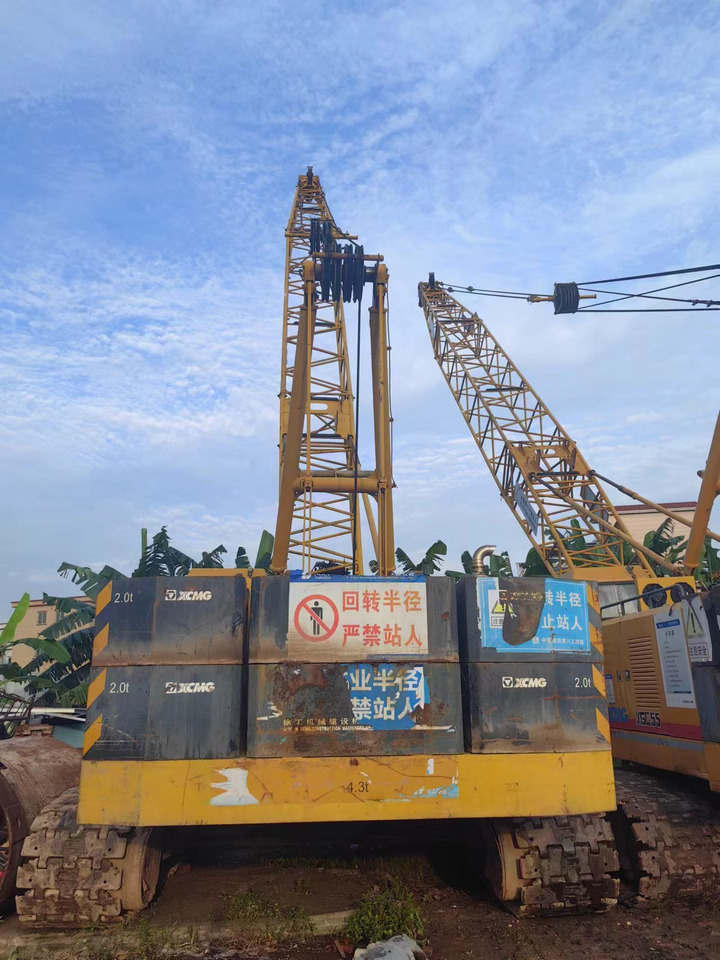 XCMG Official Second Hand Mini Crawler Crane XGC55 Used Mobile Crane For Sale - Lánctalpas daru: 2 kép. XCMG Official Second Hand Mini Crawler Crane XGC55 Used Mobile Crane For Sale - Lánctalpas daru: 2 kép.