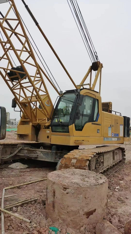 XCMG Official Used 55 Ton Crawler Crane XGC55 Second Hand Small Hydraulic Mobile Crane With High Quality - Lánctalpas daru: 1 kép. XCMG Official Used 55 Ton Crawler Crane XGC55 Second Hand Small Hydraulic Mobile Crane With High Quality - Lánctalpas daru: 1 kép.