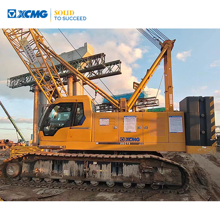 XCMG Official Used Mini Mobile Crane XGC75 75 Ton Crawler Crane With Cheap Price - Lánctalpas daru: 1 kép. XCMG Official Used Mini Mobile Crane XGC75 75 Ton Crawler Crane With Cheap Price - Lánctalpas daru: 1 kép.