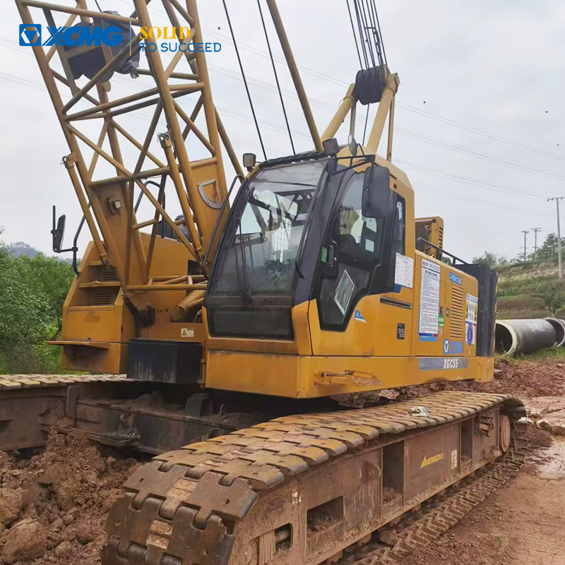 XCMG XGC55 55ton second hand 2021 crane with crawler for sale - Lánctalpas daru: 1 kép. XCMG XGC55 55ton second hand 2021 crane with crawler for sale - Lánctalpas daru: 1 kép.