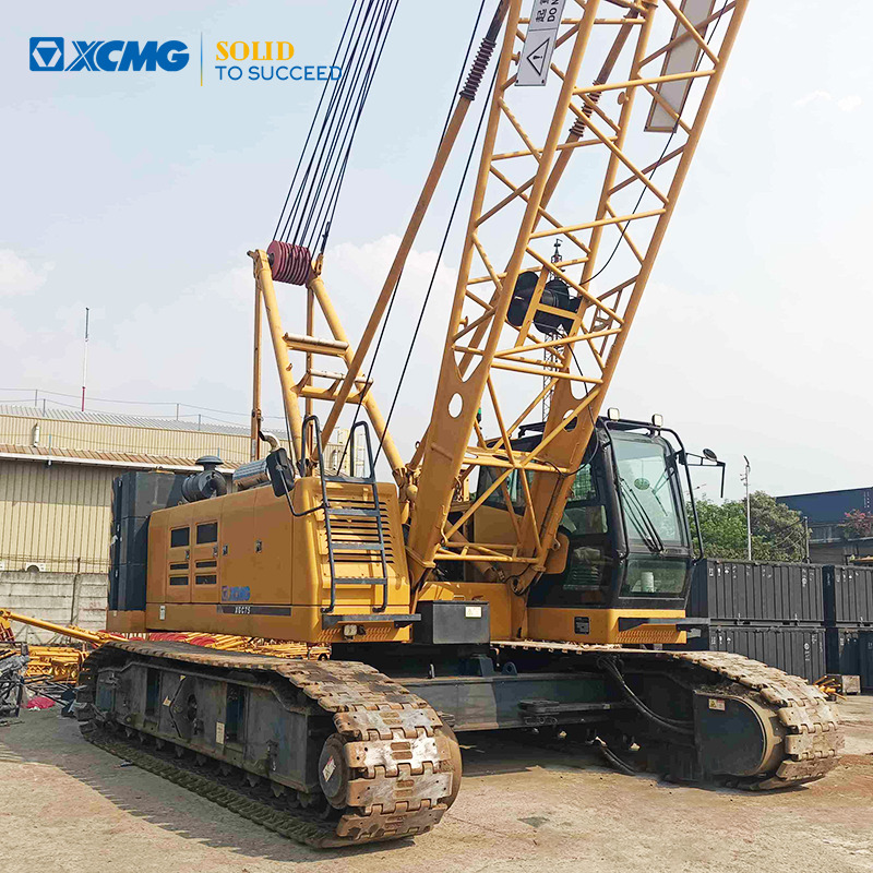 XCMG XGC75 small used 75ton crwler crane mobile with with Main Boom 58m - Lánctalpas daru: 1 kép. XCMG XGC75 small used 75ton crwler crane mobile with with Main Boom 58m - Lánctalpas daru: 1 kép.