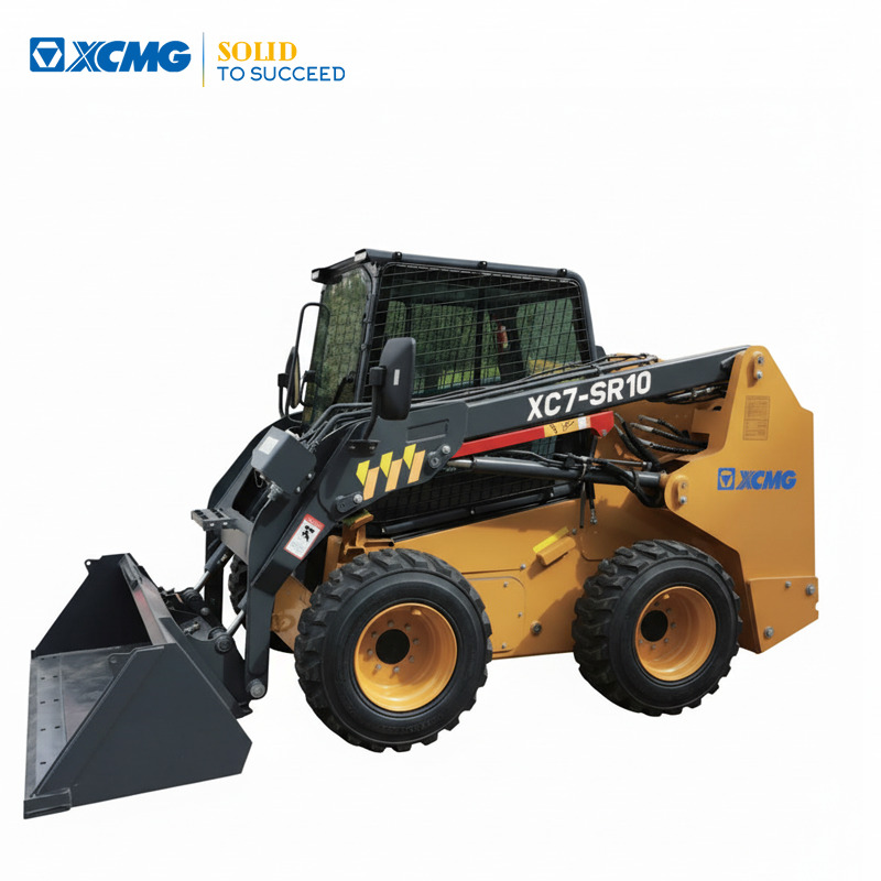 XCMG diesel skid steer wheel loader XC7-SR10 1ton machine price - Mini homlokrakodó: 1 kép. XCMG diesel skid steer wheel loader XC7-SR10 1ton machine price - Mini homlokrakodó: 1 kép.