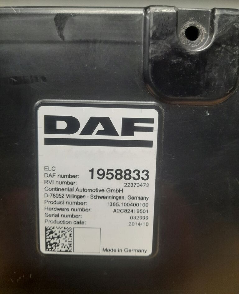 DAF ELC XF 106 1958833 - ECU - Teherautó: 3 kép. DAF ELC XF 106 1958833 - ECU - Teherautó: 3 kép.