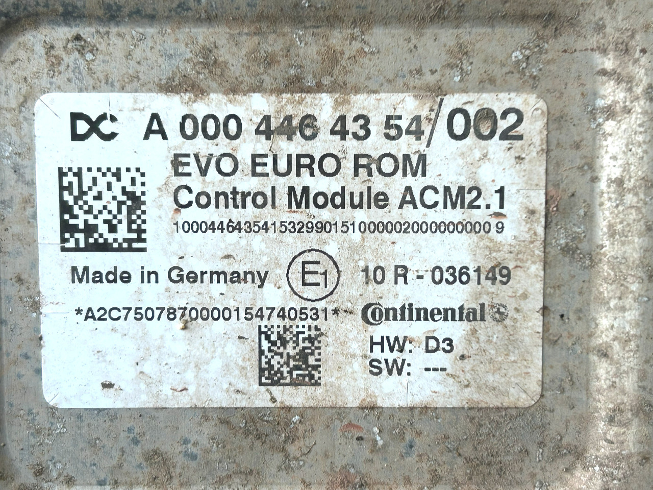 MERCEDES AROCS MP4 ACM 2.1 - ECU - Teherautó: 3 kép. MERCEDES AROCS MP4 ACM 2.1 - ECU - Teherautó: 3 kép.