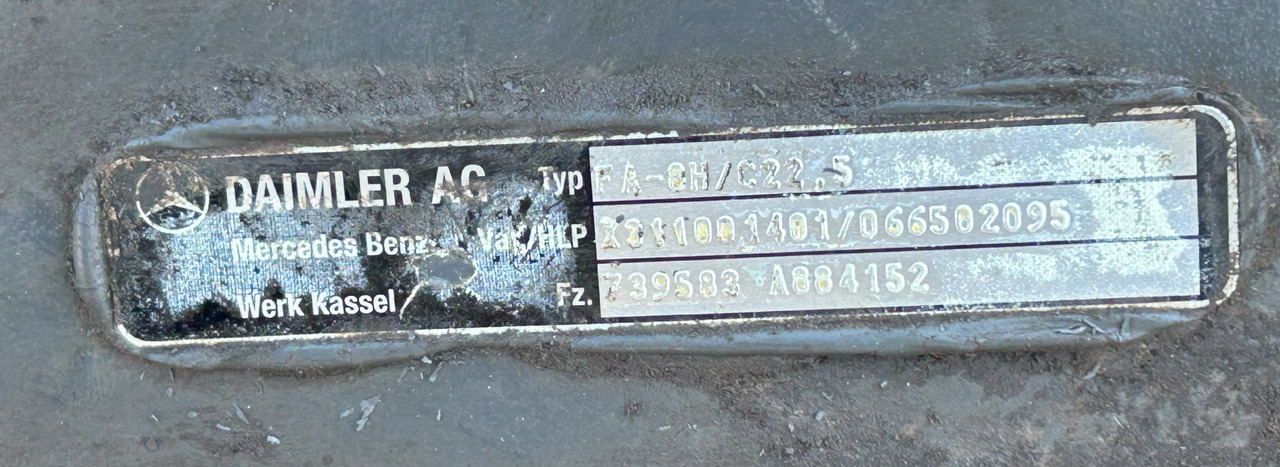 MERCEDES AROCS MP4 AXLE + HUBS HAD HYDRAULIC DRIVE FRONT - Felfüggesztés: 4 kép. MERCEDES AROCS MP4 AXLE + HUBS HAD HYDRAULIC DRIVE FRONT - Felfüggesztés: 4 kép.