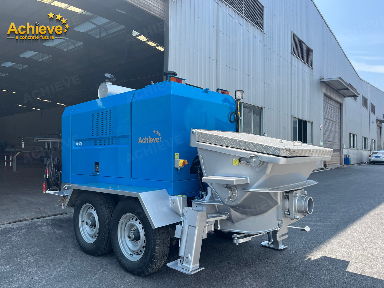 ACHIEVE ACHIEVE AP400 Concrete Trailer Pump For Australia/US EPA /CE Version 【ACHIEVE】100% BRAND NEW !!! - Stabil betonszivattyú: 5 kép. ACHIEVE ACHIEVE AP400 Concrete Trailer Pump For Australia/US EPA /CE Version 【ACHIEVE】100% BRAND NEW !!! - Stabil betonszivattyú: 5 kép.