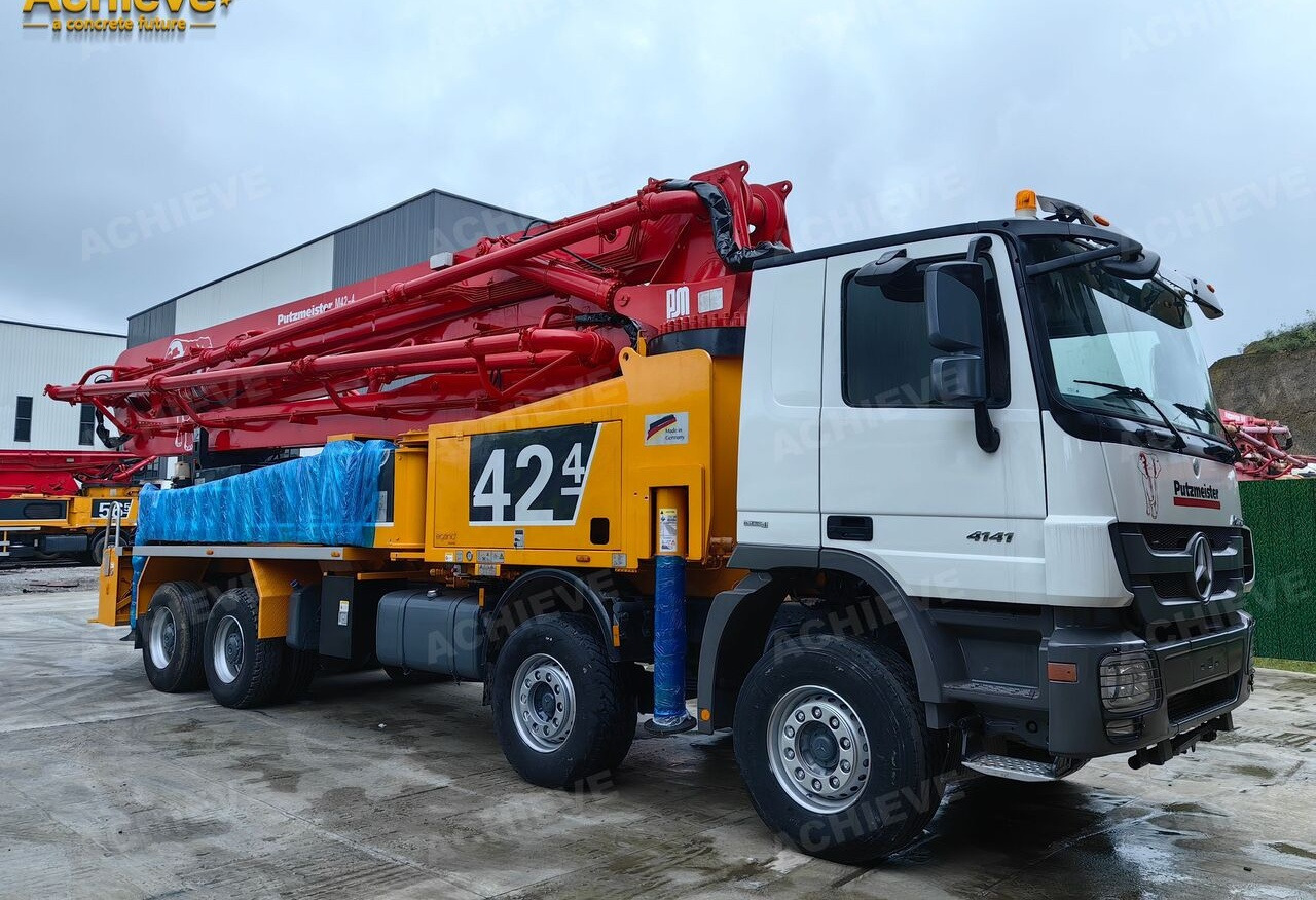 PUTZMEISTER Mercedes-Benz Actros 4141 concrete pumpM42-4R 170 m³【ACHIEVE】TOP CONDITION!!! - Betonpumpa: 1 kép. PUTZMEISTER Mercedes-Benz Actros 4141 concrete pumpM42-4R 170 m³【ACHIEVE】TOP CONDITION!!! - Betonpumpa: 1 kép.