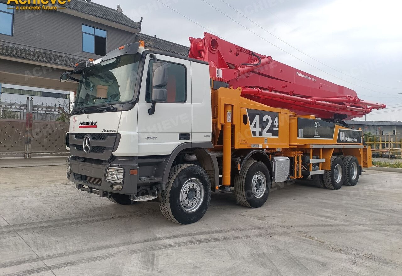 PUTZMEISTER Mercedes-Benz Actros 4141 concrete pumpM42-4R 170 m³【ACHIEVE】TOP CONDITION!!! - Betonpumpa: 5 kép. PUTZMEISTER Mercedes-Benz Actros 4141 concrete pumpM42-4R 170 m³【ACHIEVE】TOP CONDITION!!! - Betonpumpa: 5 kép.
