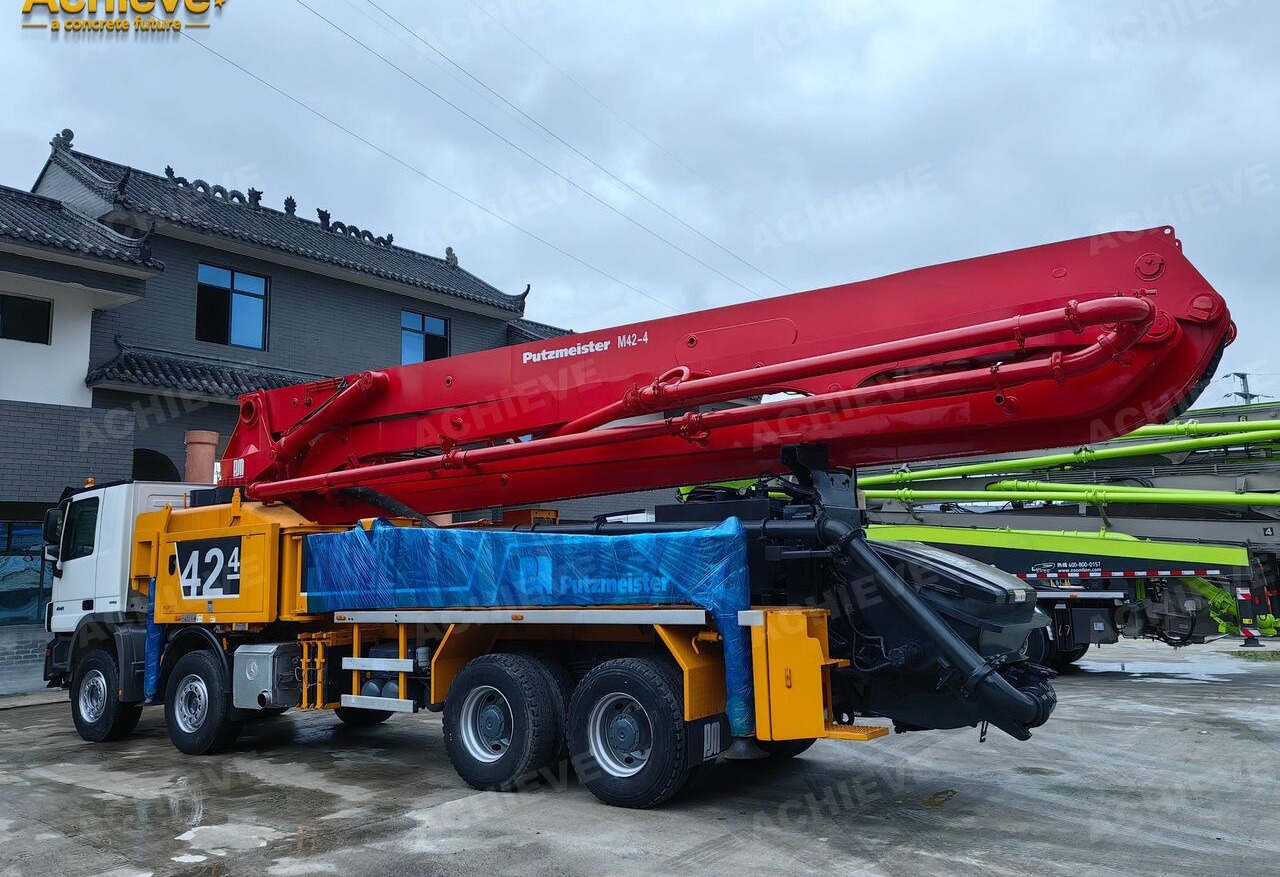 PUTZMEISTER Mercedes-Benz Actros 4141 concrete pumpM42-4R 170 m³【ACHIEVE】TOP CONDITION!!! - Betonpumpa: 3 kép. PUTZMEISTER Mercedes-Benz Actros 4141 concrete pumpM42-4R 170 m³【ACHIEVE】TOP CONDITION!!! - Betonpumpa: 3 kép.